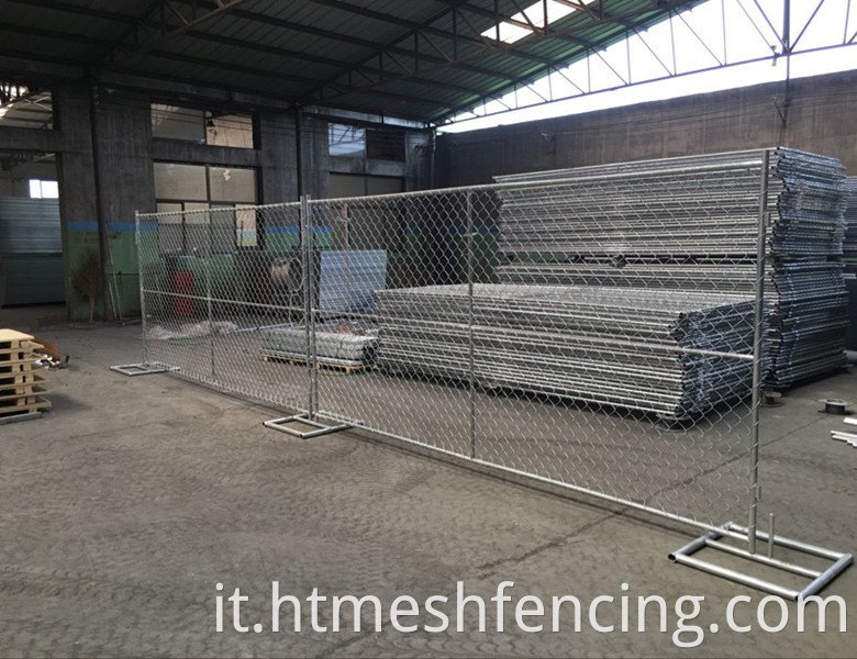 8x12 piedi Pannelli di recinzione a catena temporanea pannelli portatili Evento recinzione American Model 6'X12 'Fence a collegamento a catena temporanea per il cantiere
